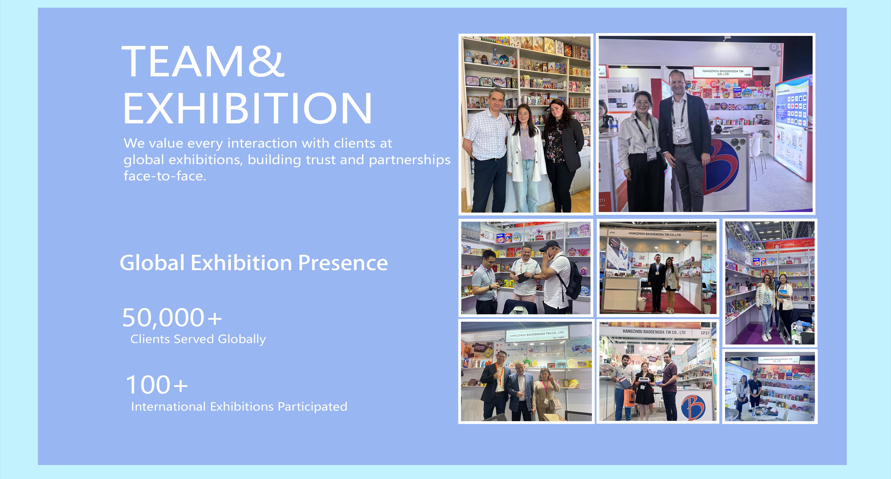global exhibition presence
